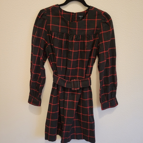 FRNCH Plaid Dress - Picture 2 of 4